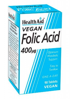 Health Aid Folic Acid 400ug 90 tabs